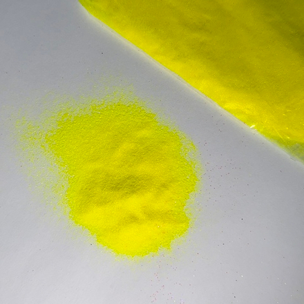 Блестки в пакетике 10 гр 0,1 мм неоновые желтые