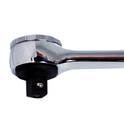 KING TONY (4756-10G) Трещотка 1/2", 262 мм, 72 зубца, дисковый механизм, с кнопкой