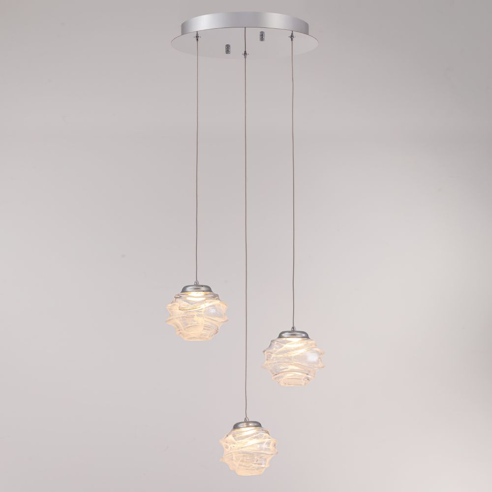 Подвесной светильник MD25030003-3A chrome/clear