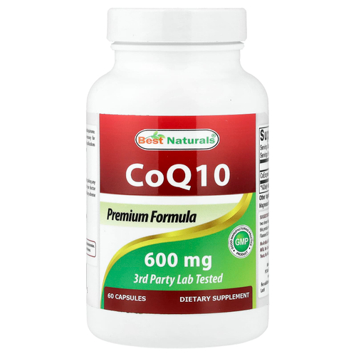 Best Naturals, CoQ10, 600 мг, 60 капсул