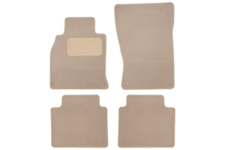 Коврики в салон для INFINITI M 2010-2013, седан, 4 шт. (текстиль, бежевые) KLEVER04760922112KH