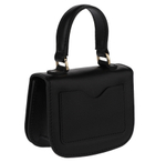 Женская сумка клатч Mashad Leather из натуральной кожи черная мини
