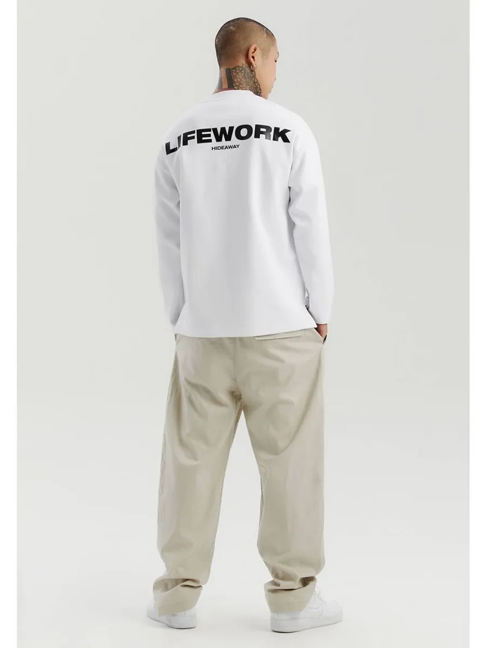 Брюки широкие из льна