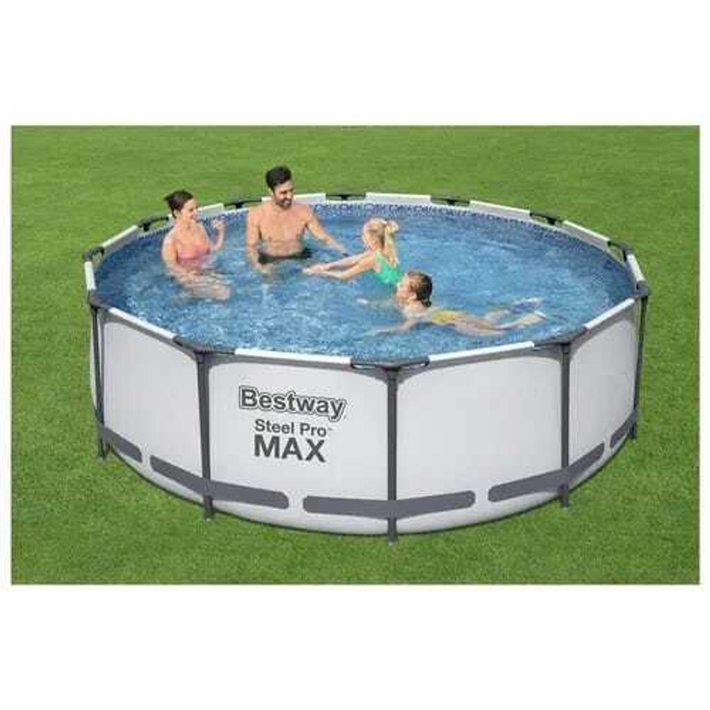 Бассейн Steel Pro Max Каркасный круглый, 366 х100 см