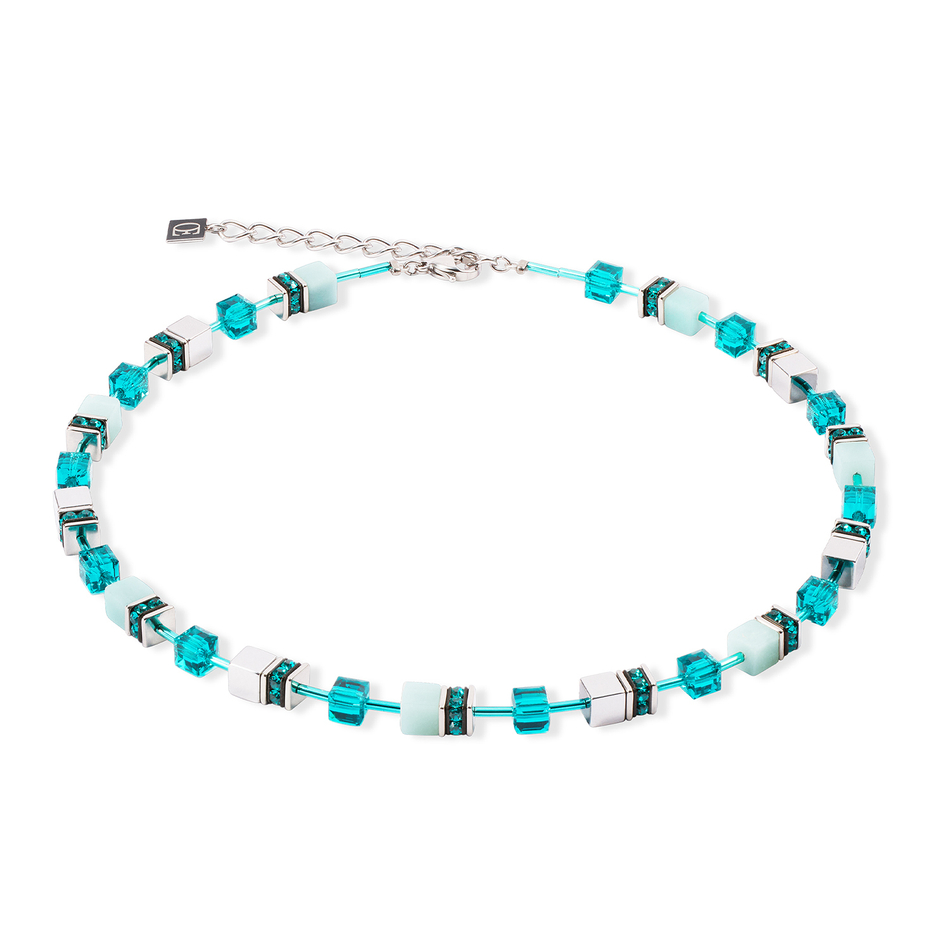 Колье Coeur de Lion Dark Green-Silver 4010/10-0548