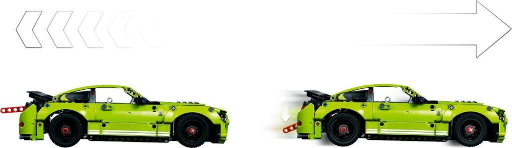 Конструктор лего Technic 42138 "Ford Mustang Shelby GT500"