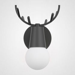 Бра С Рожками Deer A Black By Imperiumloft