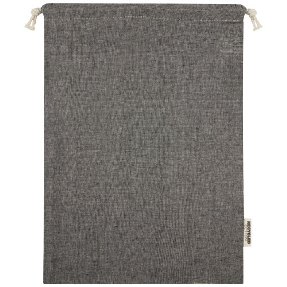 Большая подарочная сумка Pheebs объемом 4 л из хлопка плотностью 150 г/м², переработанного по стандарту GRS