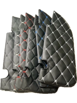 Чехлы на козырьки Лада Веста Vesta(красный Рубин)