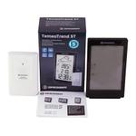 Метеостанция BRESSER TemeoTrend ST, термодатчик, часы, будильник, черный, 73265