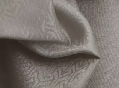 Ткань подкладочная Жаккард, шир. 145 см, 90(+/-5) гр/м2, вискоза 48%, п/э 52%, бежевый