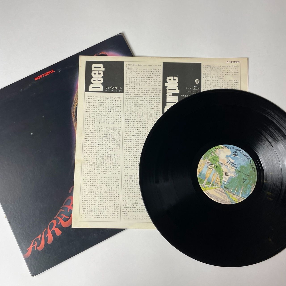 Винтажная виниловая пластинка LP Deep Purple Fireball (Japan 1976) (No Obi) The Mule