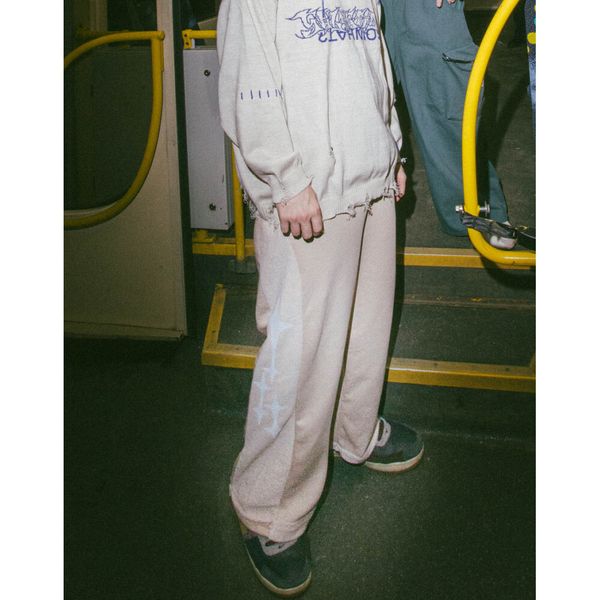 Брюки Space Широкие Крем - фото 2