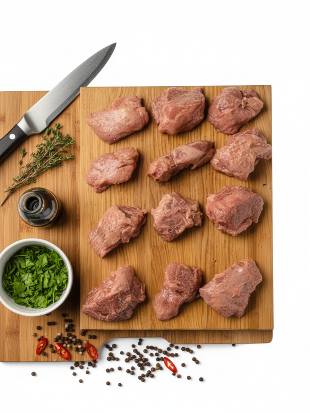 Шашлык из говядины в маринаде Дельмонико с грибами зам. ПФ "Гастромастер" 1 кг