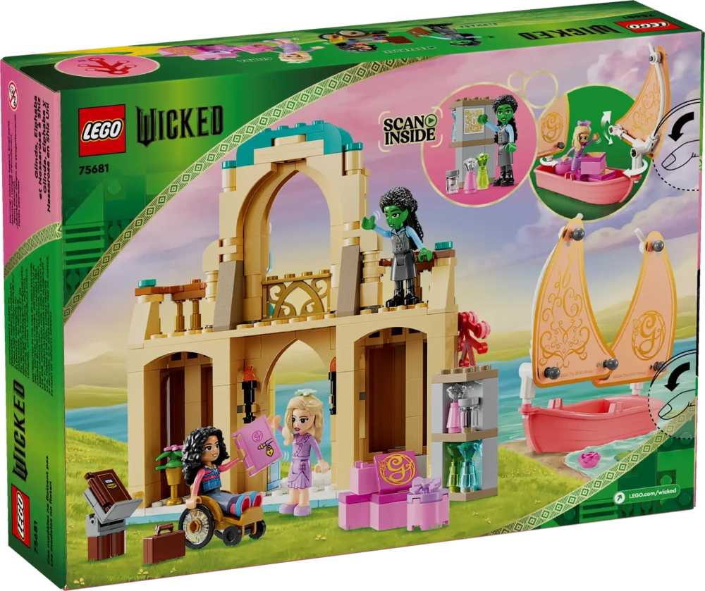 Конструктор LEGO Wicked 75681 Глинда, Эльфаба и Несса Роуз в университете Шиз