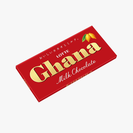 Шоколад Ghana Молочный, Lotte Япония