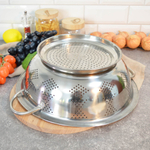 Дуршлаг 36см нерж с 2 ручками