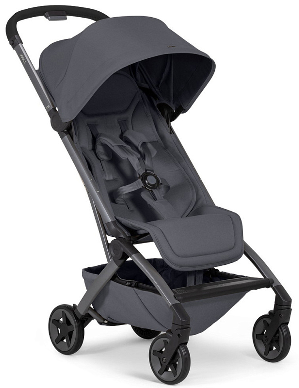 Детская прогулочная коляска Joolz Aer 2 с бампером Stone Grey/Black Carbon