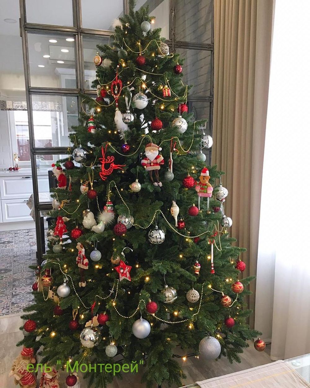 Искусственная ель «Монтерей» (Литая хвоя) от 1.5 до 2.4 м