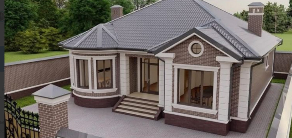 Проект Дома 106,73 кв. м К-109