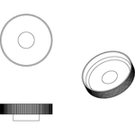 Раковина накладная Boheme Sole Corian 400*130 Amani Grigio с пьедесталом Corian 300*720 Grey