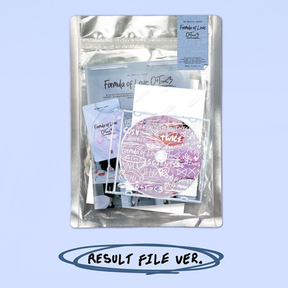 Альбом TWICE - FORMULA OF LOVE (Result File ver.)