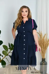 Платье 21-93-синий Minova