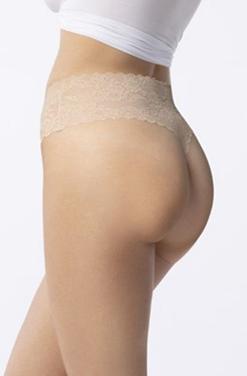 Трусики-стринги Bellie с высокой линией талии (Размер: XL) (Цвет: красный)