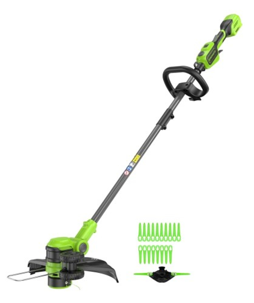 Триммер аккумуляторный GREENWORKS GD24LT331 24V, 33 см, АКБ 4Ач и ЗУ 2113407UB