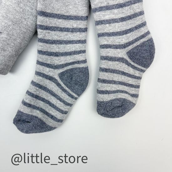 Колготки махровые Собачка, Светло серые