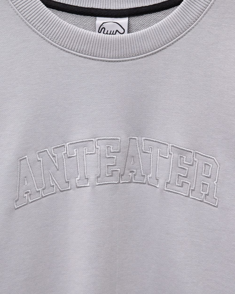 Купить Толстовка Anteater Crewneck BigText серая Толстовка Anteater Crewneck BigText серая