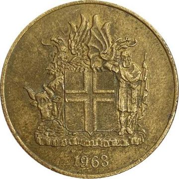 2 кроны 1963 Исландия