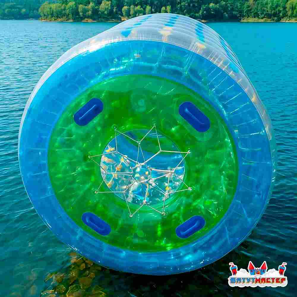 Гидророллер «Бирюзовый импульс», трёхместный, ТПУ, 2,4×2,2×2,2 м