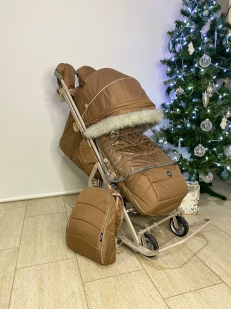 Коляска комбинированная «Ника Детям 7-5SK» бежевый (арт. НД7-5SK/БЖ)