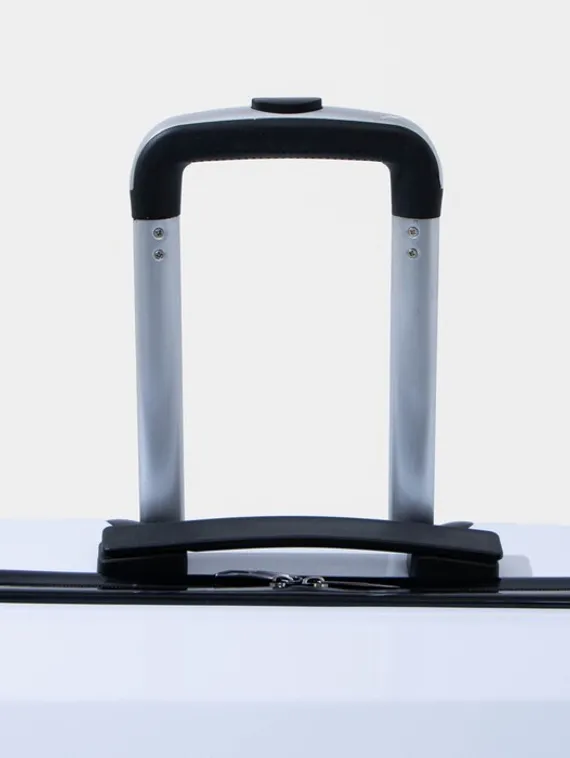 Чемодан большой 28", кодовый замок, цвет белый