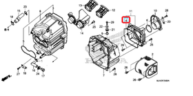 17214-MGZ-D00. SEAL, AIR CLEANER LID