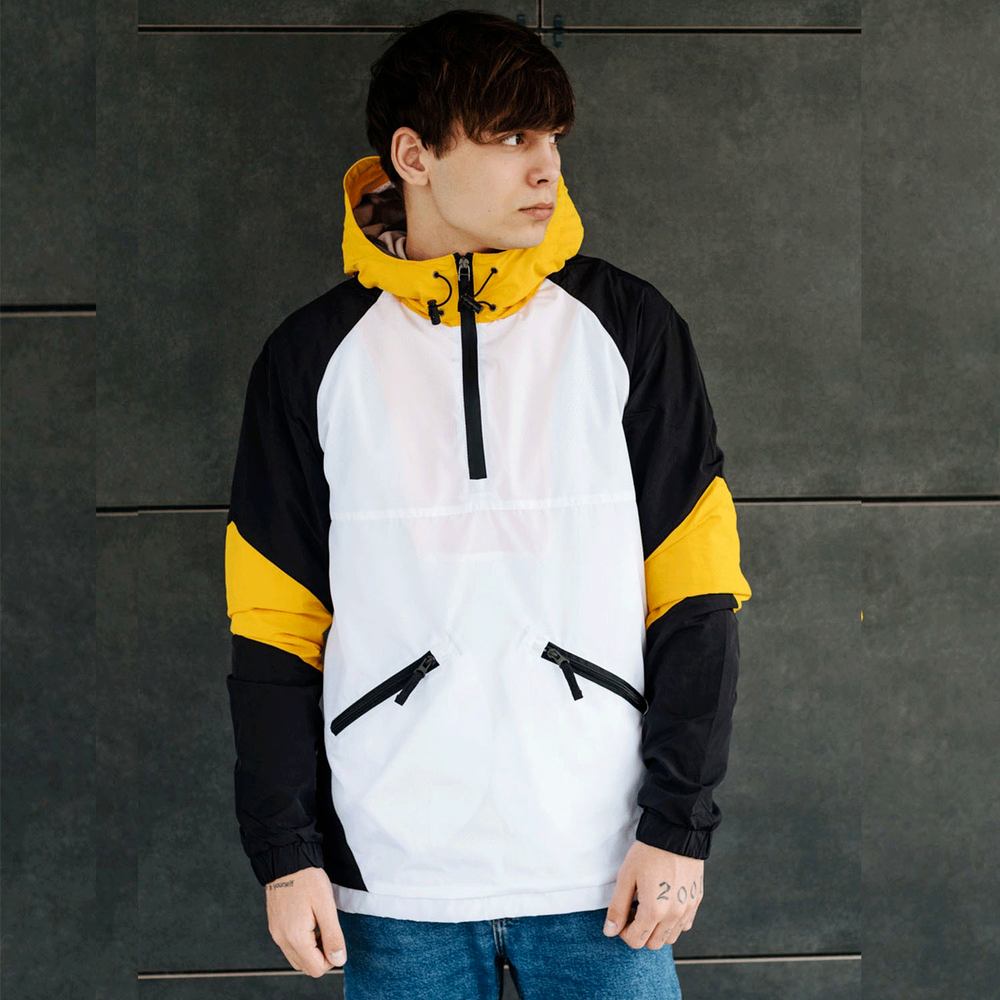 Анорак Staff colorblock white