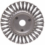 Щетка УШМ металл. плоская (крученая) 9000об/мин 150мм
