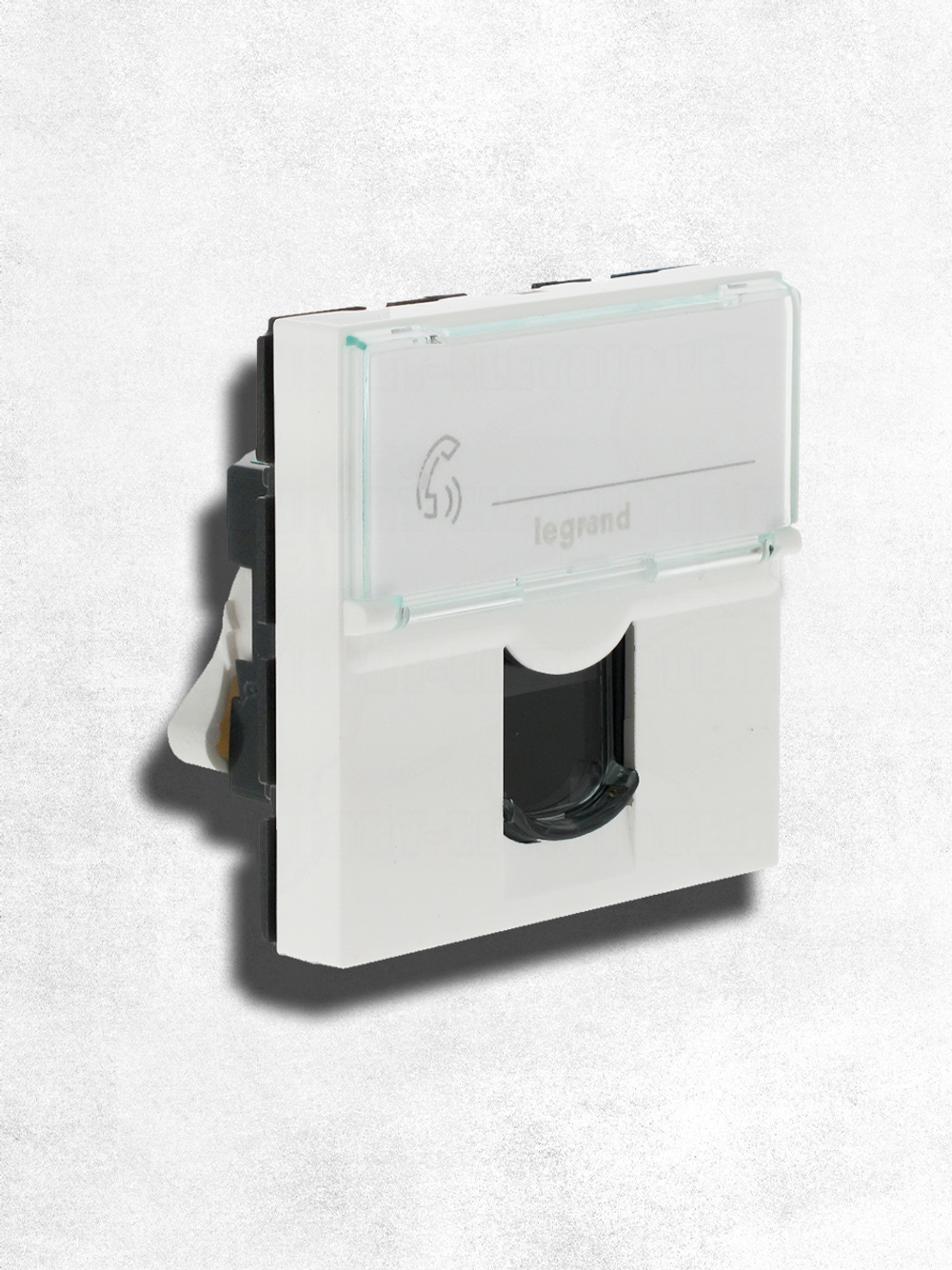 Mosaic-New Розетка компьютерная RJ45 2 модуля категория 6