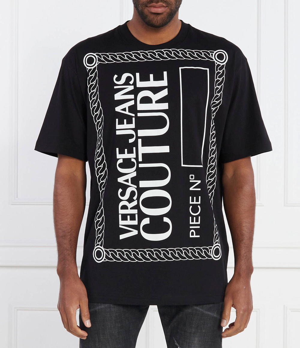 Футболка MAGLIETTA Versace Jeans Couture - черный(76GAHE04CJ00E)