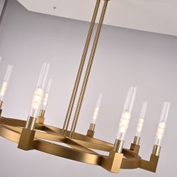 Люстра На Штанге Canelle Round Chandelier 8 Modern Brass By Imperiumloft