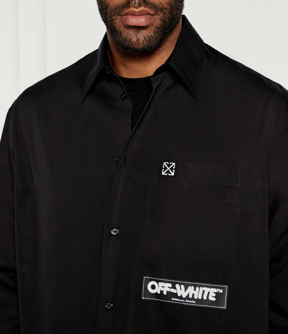 Рубашка OFF-WHITE - черный(OMGE004F 24FAB002)