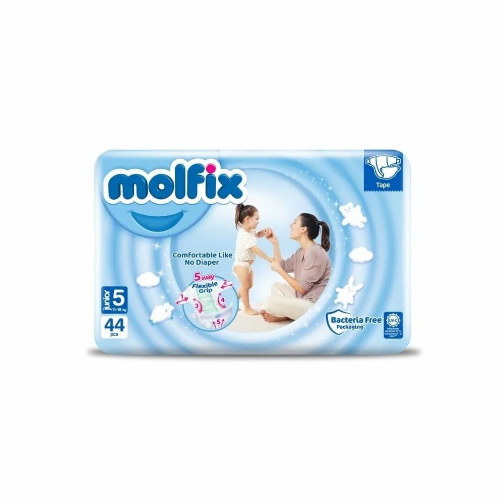 Подгузники MOLFIX №5 44шт