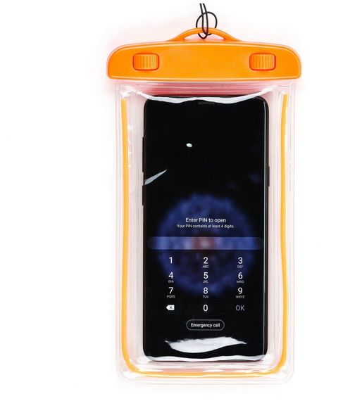 Чехол водонепроницаемый для телефона Borne оранжевый