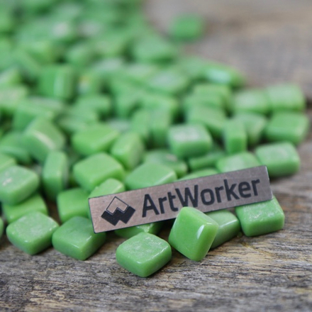 FLORY12 AW023 Стеклянная мозаика 12х12 мм, 0,5 кг