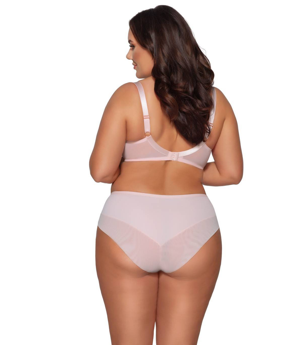 Бюстгальтер Rossa с чашками +size на тонком поролоне (Размер: 95H) (Цвет: пудровый)