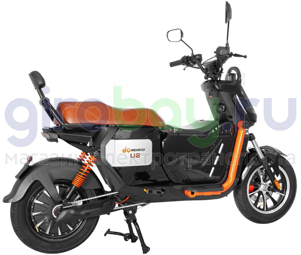 Электроскутер WENBOX U2 PRO 1500W (60V/45Ah) - Чёрный фото №7