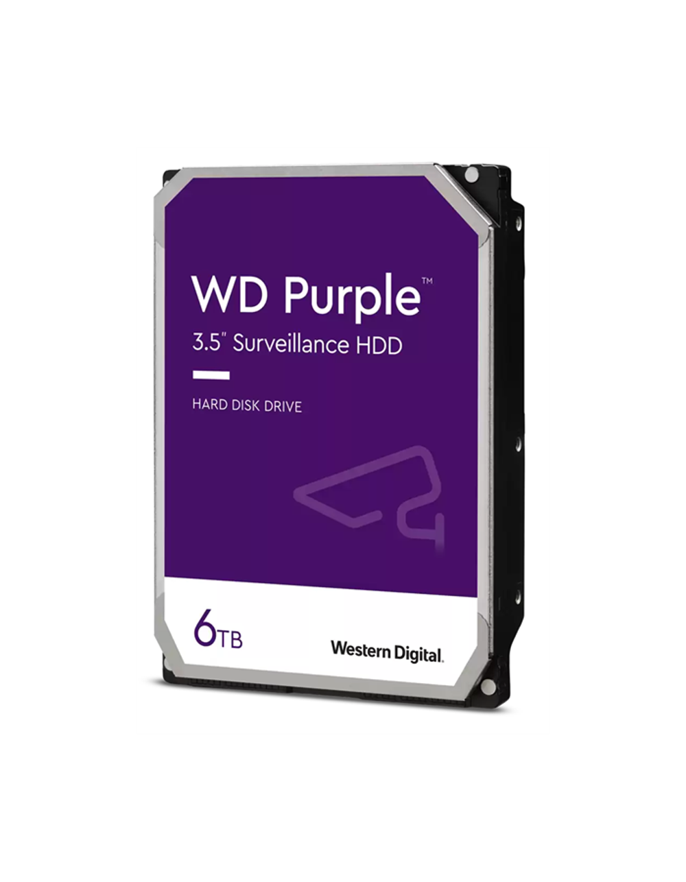 Western Digital HDD SATA 6Tb Purple WD64PURZ, IntelliPower, 256MB buffer (DV-Digital Video), 1 year