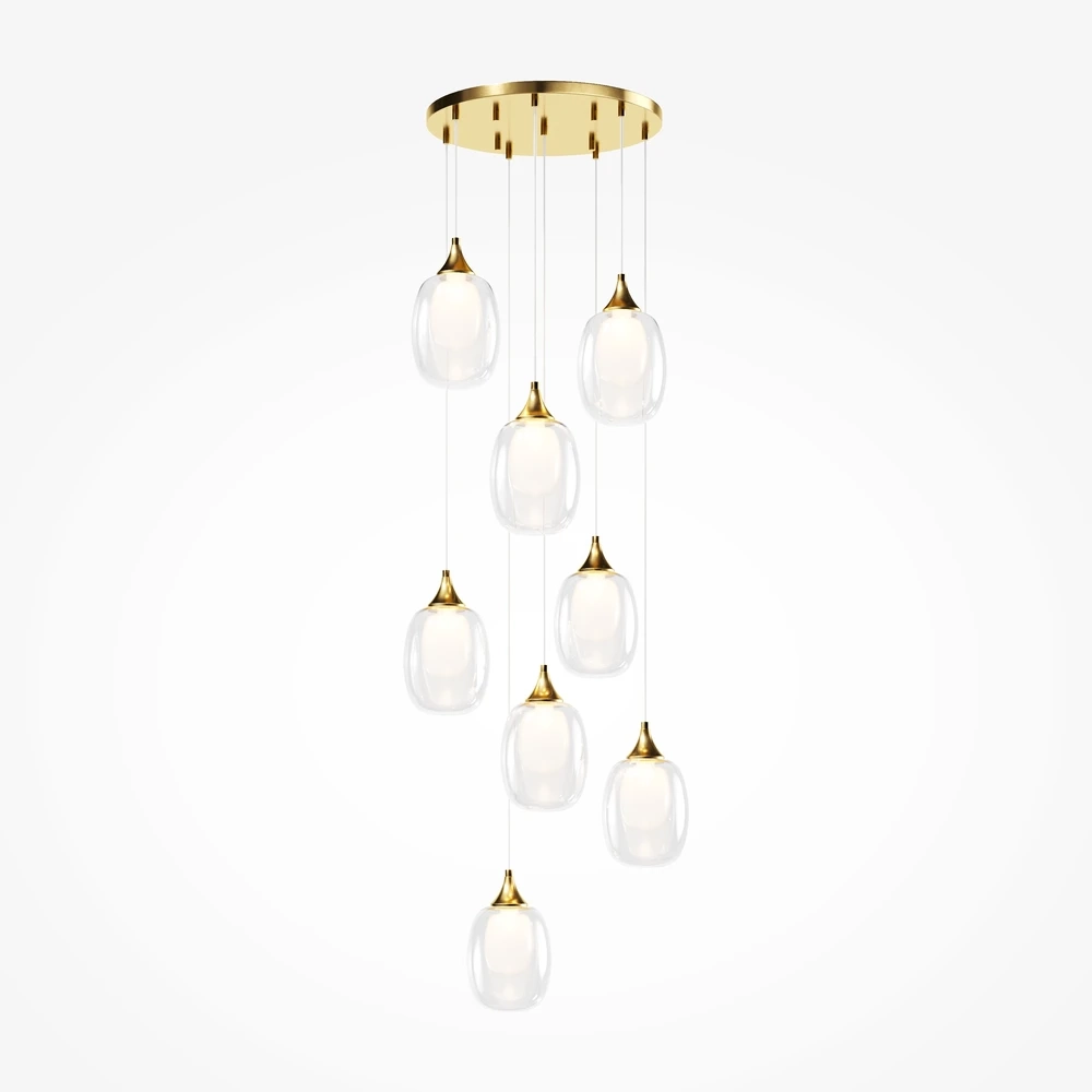 Каскадная люстра Maytoni AURA MOD016PL-08BS1