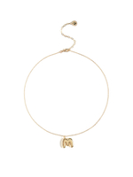 Колье с буквой М